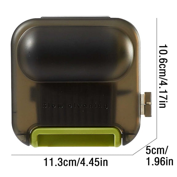 Yooshoverk 3-In-1 Cleaning Kit – Keyboard Phone Speaker Dust Removal & Car Interior Cleaning Tool Green Free Size