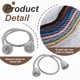 thumbnail image 3 of Uxcell 6 Pcs Sujetadores Magnéticos para Cortinas, Decorativos para Ventanas, Gris Plateado, 3 of 6