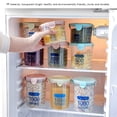 thumbnail image 3 of Tanque de almacenamiento de latas selladas para mantenimiento fresco de alimentos transparentes de cocina con tapa latas de almacenamiento de granos de plástico, 3 of 7