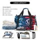 thumbnail image 5 of Balery Red And Blue Leaves Bolsa de Gimnasio para Mujeres, Bolsa de Viaje con Bolsillo Húmedo, Bolsa de Fin de Semana para Mujeres, Bolsa de Viaje Resistente al Agua, 5 of 7
