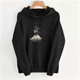 thumbnail image 5 of Halloween Hoodie Women Cute Spooky Season Sweatshirts Ghost Fall Graphic Long Sleeve Sweater Pullover Top, 5 of 5