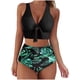 thumbnail image 1 of Conjunto de bikini a la moda para mujer, traje de baño de dos piezas con relleno, almohadilla en el pecho, sin soporte de acero, ropa de playa Fridja  nalpqowj53605, 1 of 4