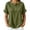 01-Army Green, variant on Yutgune Women's Summer Cotton Linen Henley Ruffle Cuff Blouse Loose Solid Color Tops Casual Summer Clothes
