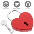 thumbnail image 3 of MasteelfCA 1PC Zinc Alloy Lock Suitcase Security Lock Rustproof Mini Heart Padlock, 3 of 8