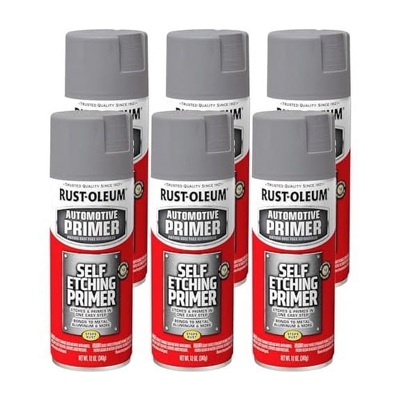 Rust-Oleum 6-Pack of 12 oz Brands 249322 Dark Green Automotive Self Etching Primer Spray