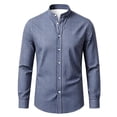 thumbnail image 4 of JAJAHO Boys Button Down Shirt Long Sleeve Plaid Dress Shirts With Pocket Stand Collar Regular Fit Blouses Formal Wear For Kids 2-14Y Stylish Tops, 4 of 4