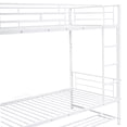 thumbnail image 5 of SESSLIFE Twin Over Twin Bunk Bed, Sturdy Metal Bunk Bed with Storage Shelf, Suitable for Bedroom, Dorm, Mattress Foundation, No Box Spring Needed, 5 of 10