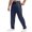 Navy, variant on Zylarhe Men's Pants, Men's Sweatpants Mesh Lightweight With Zip Pockets Breathable Athletic Pants For Workout Running Star Boy Red M