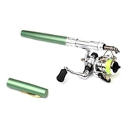 facefd Portable Type Fishing Rod Aluminum Alloy Telescopic Fishing Pole Outdoor Fishing Tackle Pocket Size Rod No.1