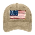 thumbnail image 2 of WCJM Purple cotton Baseball Cap For Men Women Vintage Striped Bhutanese America Flag Snapback Hat, 2 of 3