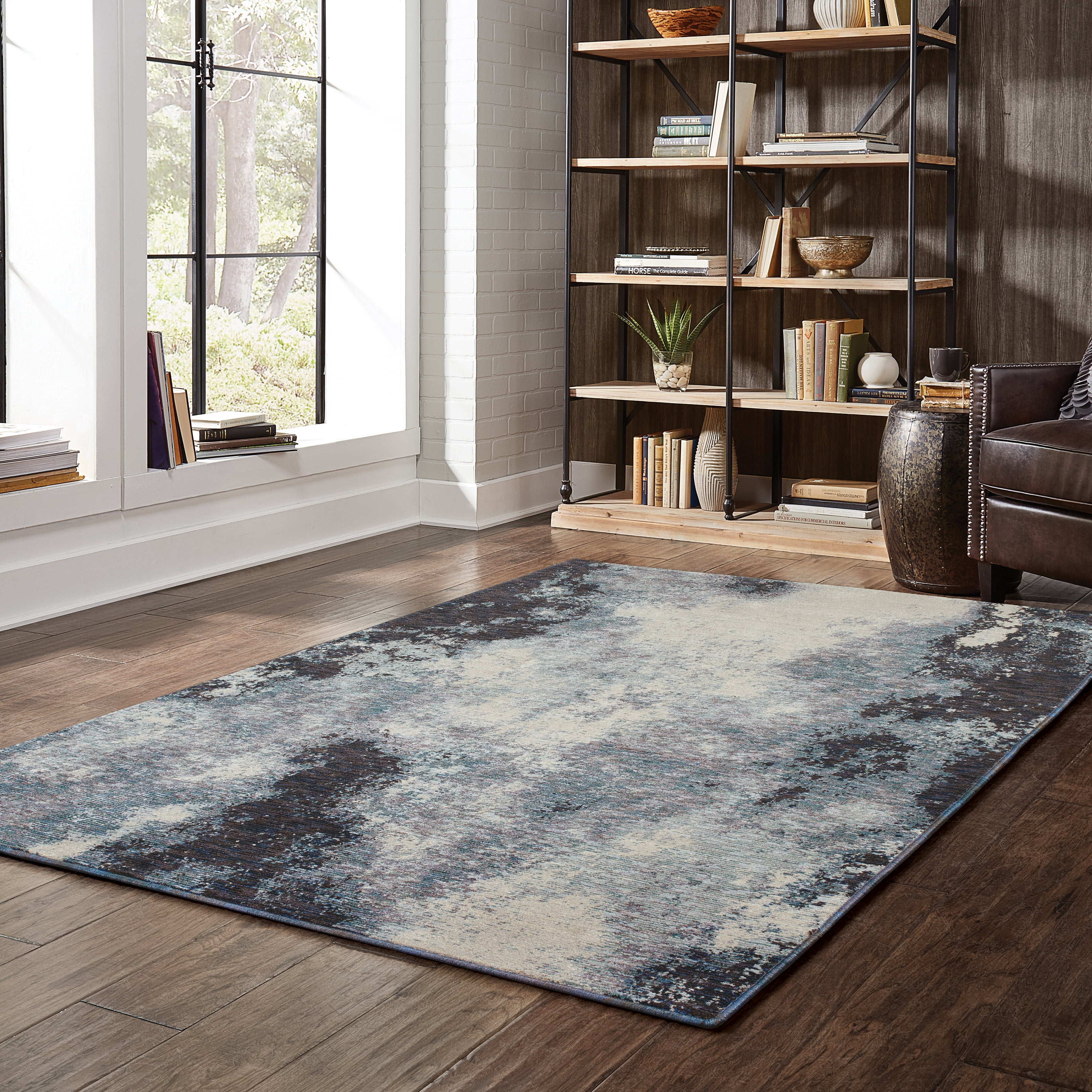 Avalon Home Everman Abstract Woven Area Rug, 8.53' x 12.14'