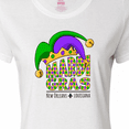 thumbnail image 4 of Inktastic Mardi Gras New Orleans Louisiana Jester Hat Women's T-Shirt, 4 of 5