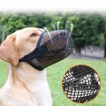thumbnail image 4 of Dog Muzzle, Dog Mouth Guard Cover Comfortable Mesh Fully Enclosed  For Pet For Training S, 4 of 8