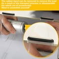 thumbnail image 4 of Enclosed Grinding Dust Box, Easy To Install Acrylic Table Polisher Dust Box Practical Rectangle Highly Transparent with 2 Holes for Household, 4 of 7