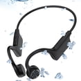 thumbnail image 4 of Auriculares de conducción Oído abierto Memoria Aleación de titanio Esqueleto IPX7 Impermeable  negra TF, 4 of 8