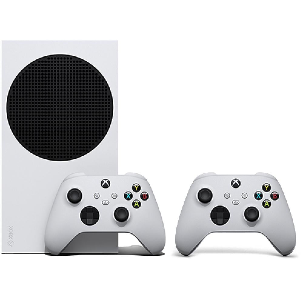 Xbox Series S 512GB SSD Console w/ Wireless Controller + Extra Xbox Wireless Controller Robot White