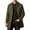 Army Green-02, variant on Men's Spring Fall Lightweight Trench Coat Mid-Length Single Breasted Collared Casual Coat