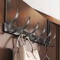 thumbnail image 2 of BUSATIA Bedroom Scratch-Proof Over-the-Door Towel Hook Rack with 6 Dual Coat Hooks, 2 of 6