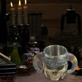 thumbnail image 2 of Cateissary Taza de café de esqueleto de resina, tazas de cerveza vikingas Retro, tazas góticas, asas de café de Halloween, jarra para beber, Teteras, 2 of 6