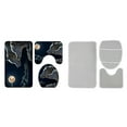 thumbnail image 1 of Night Theme Non Slip Shower Curtain Set Bright Bathroom Decor for Family, 1 of 6