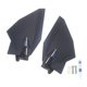 thumbnail image 4 of Deflectores de aire superiores ajustables resistentes profesionales para Gold Wing Negro, 4 of 8