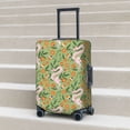thumbnail image 6 of Disketp Snake And Floral Elastic Travel Luggage Cover Travel Suitcase Protective Cover For Trunk Case Apply To 18''-32'' Suitcase Cover-Small, 6 of 7