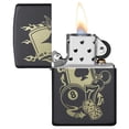 thumbnail image 3 of Zippo 49257 Gambling Design Black Matte Windproof Pocket Lighter, 3 of 4