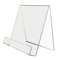 thumbnail image 4 of Siruishop Acrylic Book Stand Transparent Book Stand for School Books Brochures Reading A5, 4 of 8