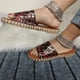 thumbnail image 1 of Zapatillas con punta abierta y plana para mujer, sandalias cómodas, informales, cómodas, para playa Wmkox8yii hj789, 1 of 7