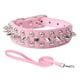 thumbnail image 4 of SGACAI Collar para mascotas con remache y correa, antimordeduras, para perros medianos y grandes, juego de cadena♯, 4 of 7