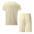thumbnail image 3 of Vedolay Short Sets Men Men Short Sets 2 Piece Hawaii With Pockets Summer Casual 2023 Short Pants And T-Shirt,Gray M, 3 of 4