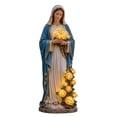 thumbnail image 2 of Virgin Mary Garden Light, 8 Inch Solar Outdoor Mary Statue with LED Glowing Roses, Religious Gifts to Mom, Blessed Mother Garden Statue for Catholic Garden Decor(Mary), 2 of 6