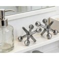 thumbnail image 4 of Small Jack Retro Charm Knick Knacks for Shelf Decor, Set of 2, Resin Lightweight 4 Inch Vintage Silver Small Decor, Antique Shelf Accent for Coffee Table and Books, 4 of 4