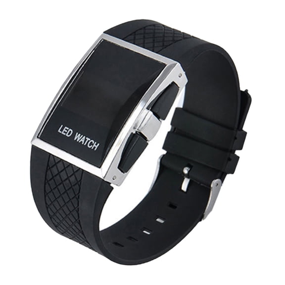 UDIYO Fashion Casual Unisex Square Case LED Digital Display Sports Wrist Watch Gift
