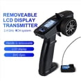 thumbnail image 2 of 3X Turbo Racing 2.4G 4CH Remoto Pantalla Lcd Transmisor de Radio Control Remoto con Receptor para RC Car Auto Boat, 2 of 5