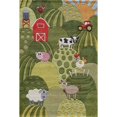 thumbnail image 1 of Momeni Lil Mo Whimsy 5' X 7' Contemporary Hand Tufted Rug in Grass, 1 of 3