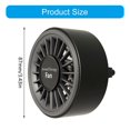 thumbnail image 3 of Upgrades 7 Color Ambient Car Air Freshener Fan with Quiet Mode & 360 Degree Airflows Adjustment for Vehicles Use Multicolor, 3 of 4