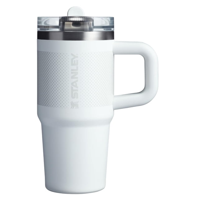 Stanley Quencher ProTour - Vaso con popote abatible con tapa a prueba de fugas, 14 onzas, popote y mango integrados, soporte para vasos compatible para viajes, taza de acero inoxidable aislada, sin