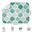 thumbnail image 2 of Colorful boho dish drying mat 18x24 Inch made from thick microfiber, durable and absorbent for everyday kitchen use, 2 of 4