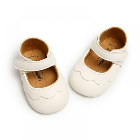 

Clearance! Toddler Infant Girls Cute Mary Jane Flats Soft Rubber Sole Kids Sneakers Princess Bowknot Crib Wedding Dress Shoes