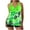 Green, variant on EINCcm Tankini Swimsuits for Women Plus Size Two Piece Bathing Suit with Boy Shorts Wide Strap Beach Swimdress
