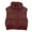Wine Red, variant on YYDGH Womens Winter Crop Puffer Vest Stand Collar Full Zip Lightweight Sleeveless Padded Gilet Coat Warm Winter Outwear Vest