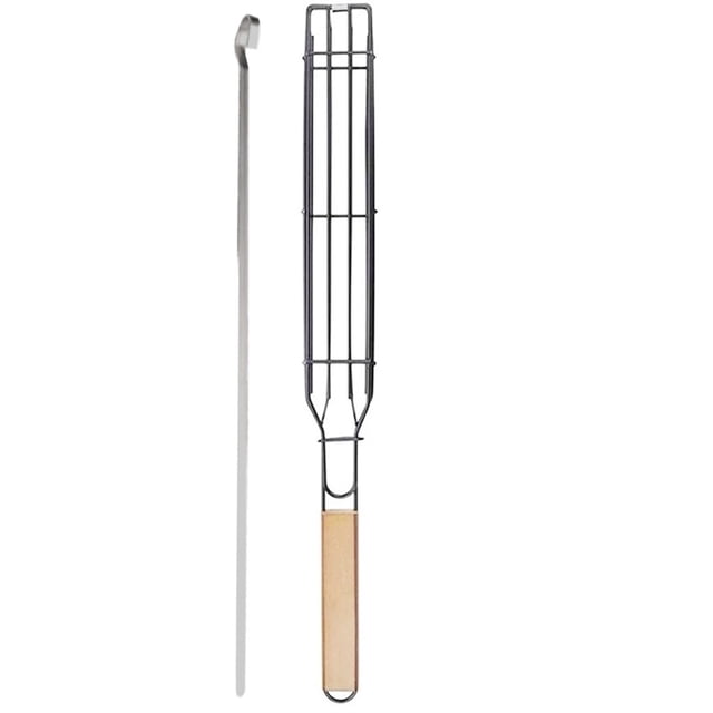 Panier de Grillade - Ensemble de 1 Boîte à Barbecue en Acier Inoxydable Robuste