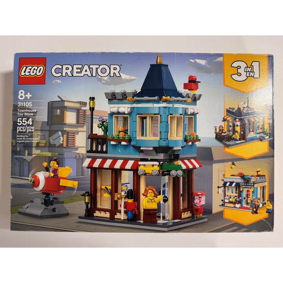 LEGO Creator 3in1 Townhouse Toy Store 31105 Building Kit for Kids (554 Pieces)