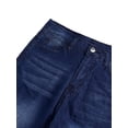 thumbnail image 6 of Deago Women's Flare Bell Bottom Jeans High Waisted Wide Leg Bootcut Jeans Stretchy Classic Denim Pants (Dark Blue, S), 6 of 7