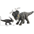 thumbnail image 4 of Vogacara 12 piezas modelo de dinosaurio plástico educativo simulado dinosaurio juguete niños realista juguete para regalo biológico Juguetes Vogacara WJ3776-00, 4 of 6