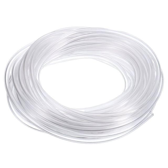 Tubería, 1mm ID x 1.6mm OD - 4 metros de largo, tubo de agua de vinilo transparente, plástico ligero y flexible