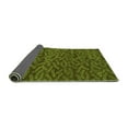 thumbnail image 2 of Ahgly Company Indoor Round Abstract Green Modern Area Rugs, 8' Round, 2 of 4
