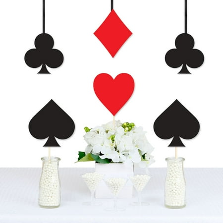 Las Vegas Card Suits Decorations Diy Casino Party Essentials