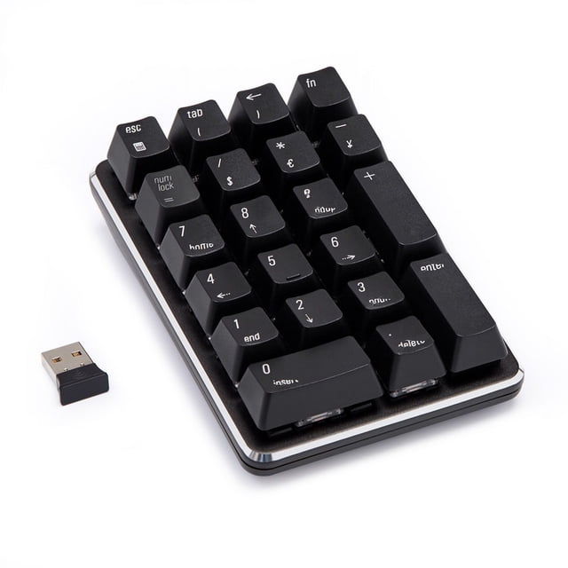 Teclado digital inalámbrico mecánico portátil computadora de escritorio contabilidad financiera externa USB